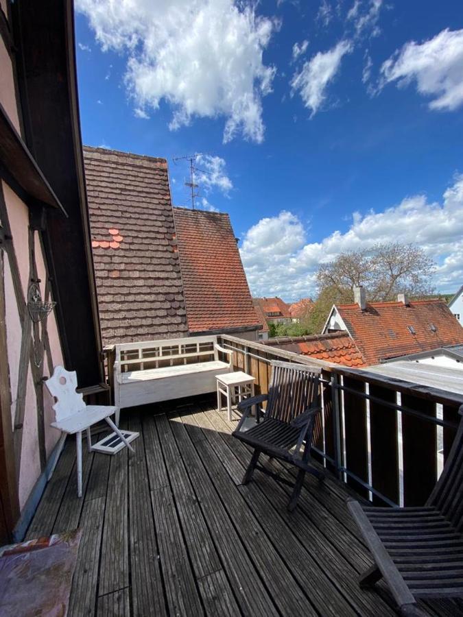 Cafe Einzigartig Apartment Rothenburg ob der Tauber Ngoại thất bức ảnh