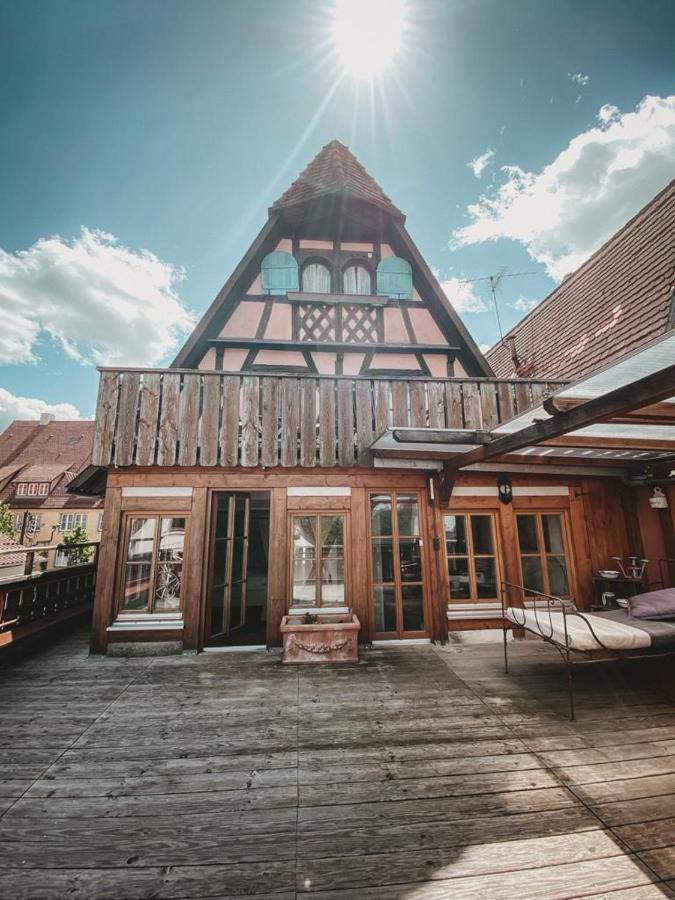 Cafe Einzigartig Apartment Rothenburg ob der Tauber Ngoại thất bức ảnh